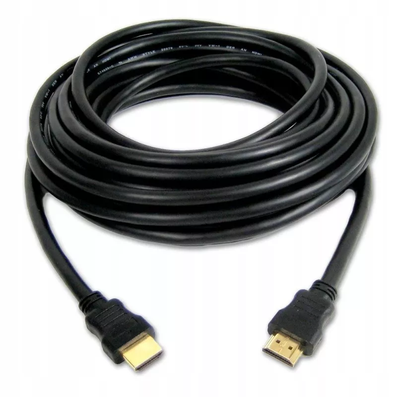 Kabel HDMI SAVIO (M), 20m, czarny, złote końcówki, v1.4 High Speed, Ethernet/3D CL-75