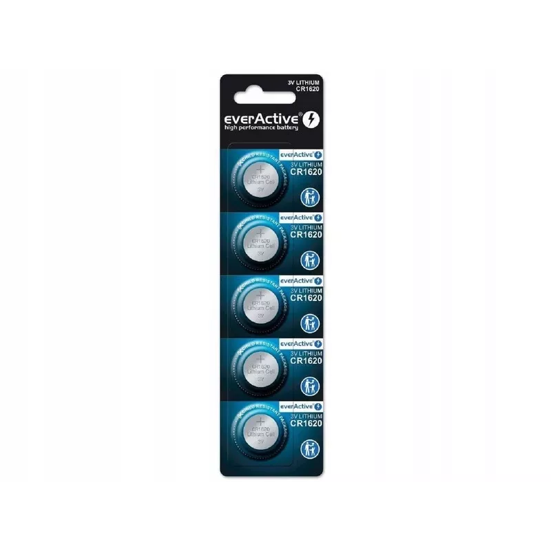 Bateria litowa mini everActive CR1620 5 szt.