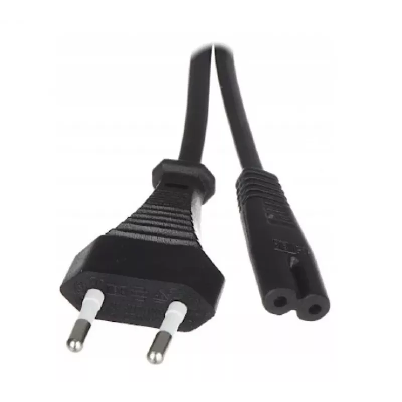 Przewód zasilający Savio CL-100 Czarny 1,8 m IEC Typ E (3,4 mm, 3,1 mm) IEC C7