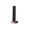 ACAR F5 POWER Czarny 5 gniazd AC 230 V 10 m