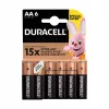 Zestaw baterii Duracell Basic AA / LR6 — 6 sztuk (alkaliczne)
