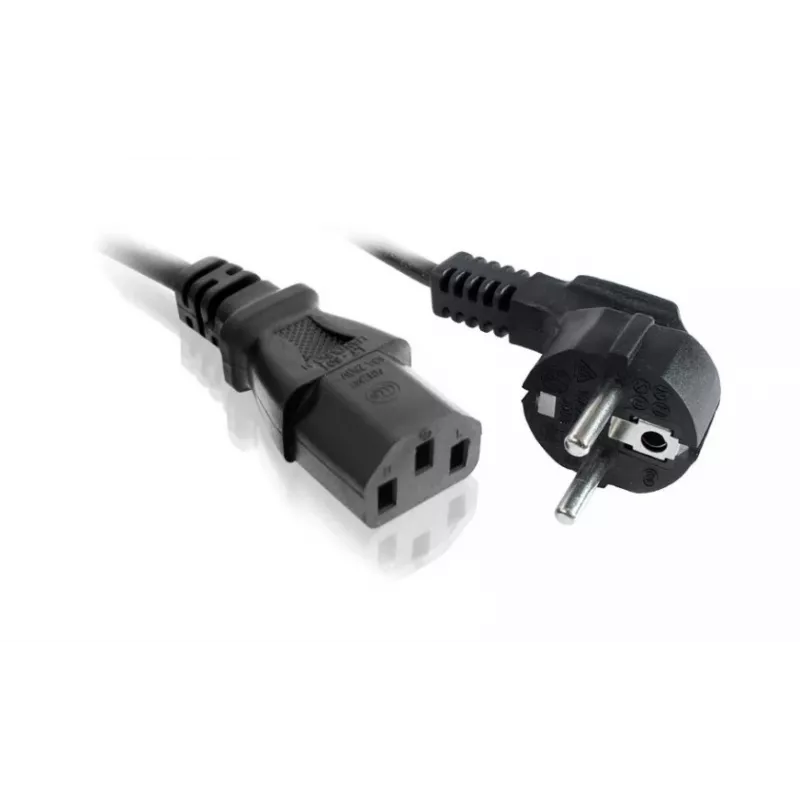 Kabel zasilający SAVIO CL-146 — 3 m, IEC C13 do IEC Typ E, czarny