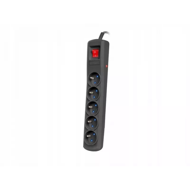 Listwa zasilająca ARMAC R5 1,5 m czarna — model R5/CZ/15 z kablem 1,5 m