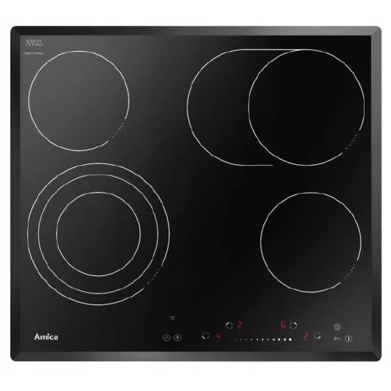 Płyta ceramiczna Amica Pc 6411FTS Blokada rodzicielska Timer