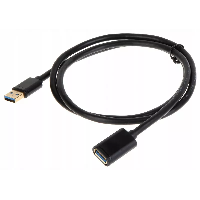 UNITEK Y-C457GBK kabel USB USB 3.2 Gen 1 (3.1 Gen 1) 1 m USB A Czarny