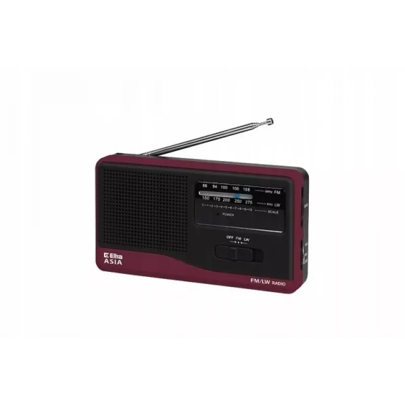 Przenośne radio Eltra Asia Czarny — model kompaktowy odbiornik AM/FM