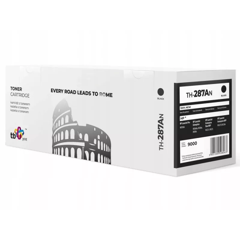 Toner do HP CF287A Lj M506 Bk TH-287AN Nowy