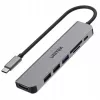 USB-C Hub Unitek 7in1 Aluminium PD 100W 5 Gbps — wieloportowy adapter z Power Delivery