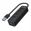 UNITEK uHUB Q4 USB 3.2 Gen 1 (3.1 Gen 1) Type-A 5000 Mbit/s Czarny