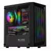 Logic Atos ARGB Mini USB 3.0 obudowa Micro Tower, czarna (AM-ATOS-10-0000000-0002)