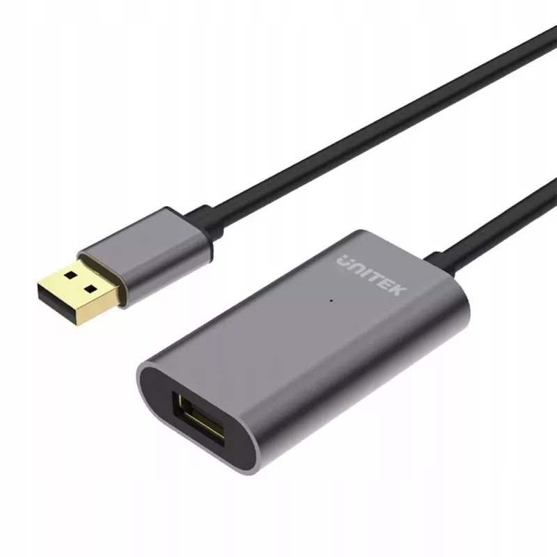 Kabel USB UNITEK Y-271 5m USB 2.0 Szary