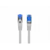 Kabel sieciowy LANBERG RJ-45 do RJ-45 S/FTP PCF6A-10CC-0050-S, 0,5 m, przewodnik CCA, 500 MHz, LSZH, szary
