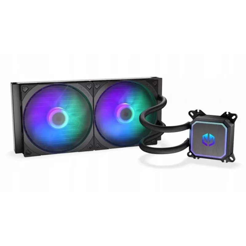 ENDORFY Navis F280 ARGB Obudowa komputera Chłodzenie cieczą All-in-one 14 cm Czarny 1 szt.