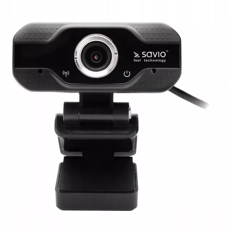 Kamera internetowa Savio Webcam USB Full HD z wbudowanym mikrofonem