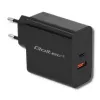 Zasilacz QOLTEC 51716 — AC 220–240V na 20V 3A (63W), czarny, uniwersalna ładowarka wewnętrzna