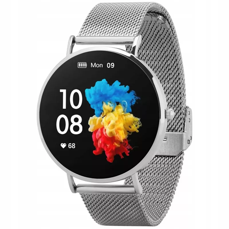 Smartwatch Garett Verona srebrny Steel
