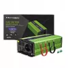 Przetwornica samochodowa Qoltec Monolith 1200 W Zielona 12 V