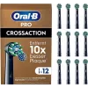 Oral-B Pro CrossAction końcówki wymienne do szczoteczki, 12 szt.