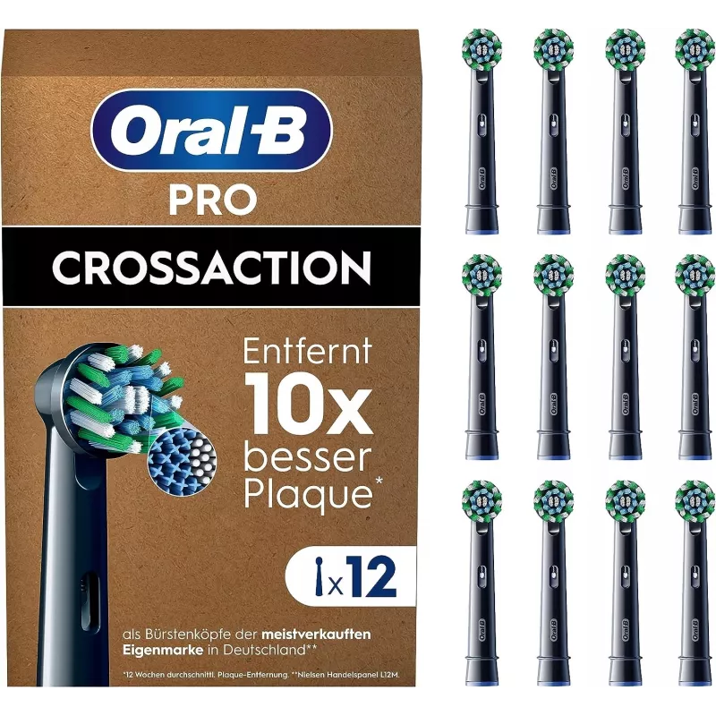 Oral-B Pro CrossAction końcówki wymienne do szczoteczki, 12 szt.