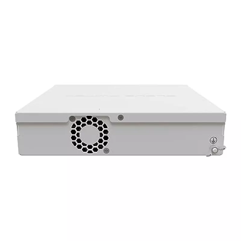 Zarządzalny przełącznik L3 MikroTik CRS310-8G+2S+IN — 8× 2.5G RJ-45, 2× SFP+, PoE, montaż w racku 1U, Biały