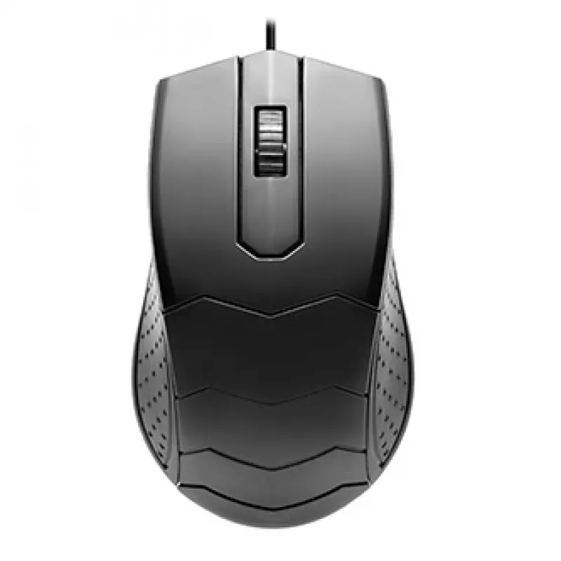 Optyczna mysz symetryczna DEFENDER HIT MB-530 — 1000 DPI, USB Type-A, czarna, przewód 1,5 m