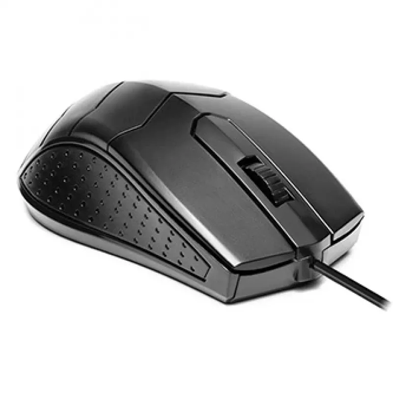 Optyczna mysz symetryczna DEFENDER HIT MB-530 — 1000 DPI, USB Type-A, czarna, przewód 1,5 m
