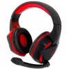 Zestaw słuchawkowy gamingowy ESPERANZA BLACKBIRD, mikrofon, USB/Jack 3,5 mm, czarno-czerwony