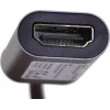 UNITEK V1420A Przejściówka wideo 0,15 m USB Type-C HDMI Szary