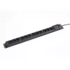 Armac M12 19-calowa listwa zasilająca do szafy Rack, 12x 230V, pionowa, 1,5m, czarna (M12/15/CZ)