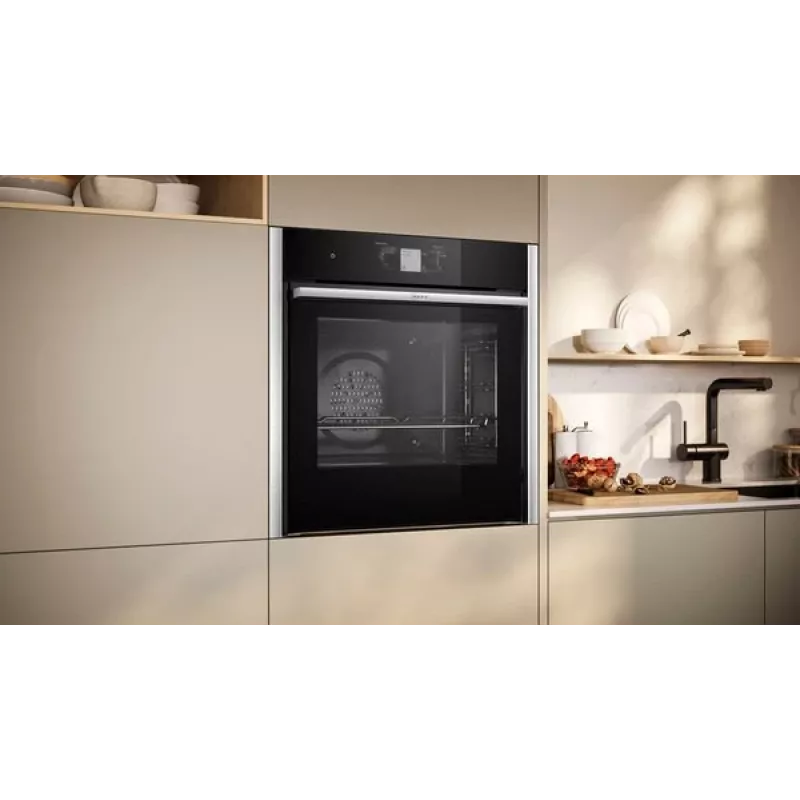 Piekarnik Neff B64CT73N0 71 L Czarny, Stal nierdzewna