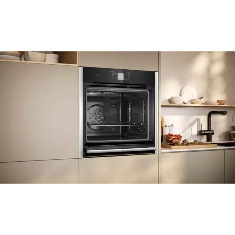 Piekarnik Neff B64CT73N0 71 L Czarny, Stal nierdzewna
