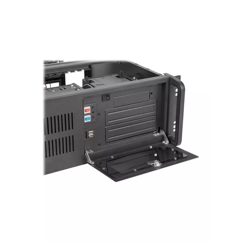 Lanberg SC01-4504-10B modułowa obudowa serwerowa Rack (4U)