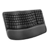 Klawiatura Logitech Wave Keys Office RF Wireless + Bluetooth QWERTY duńska fińska norweska szwedzka grafitowa