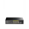 Przełącznik sieciowy Cudy FS1010PG — 10/100 Mbps, 8 portów PoE, 2 uplink, budżet PoE 120 W, obudowa metalowa