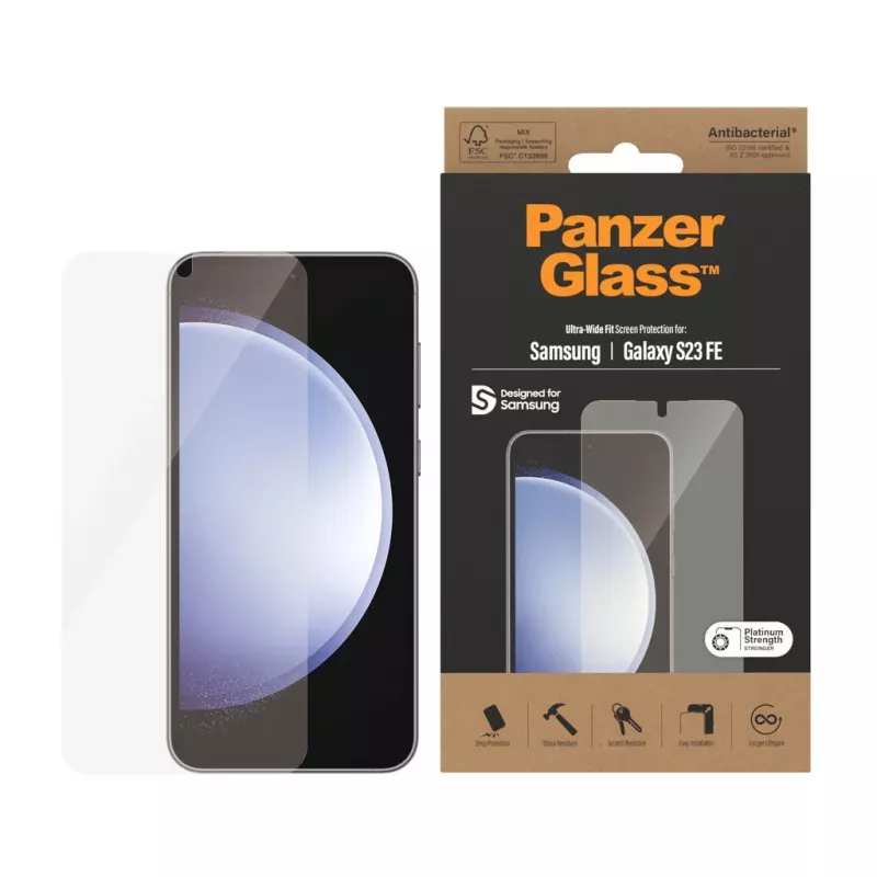 PanzerGlass ® Screen Protector Samsung Galaxy S23 FE | Ultra-Wide Fit