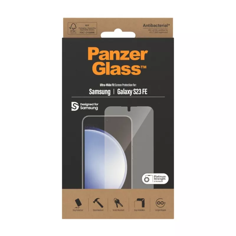 PanzerGlass ® Screen Protector Samsung Galaxy S23 FE | Ultra-Wide Fit