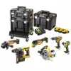 Zestaw narzędzi DeWalt DCK685P3T 18V bezprzewodowy zestaw combo — 3×5.0Ah baterie, młot DCH273, szlifierka kątowa, walizka