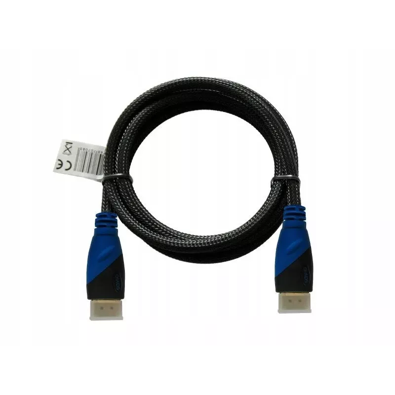 Kabel HDMI SAVIO CL-48 2 m, HDMI 1.4, 4K (4096x2160), ARC, Ethernet, pozłacane styki