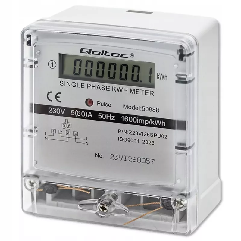 Jednofazowy elektroniczny licznik energii 230V LDC