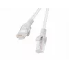 Kabel sieciowy LANBERG Cat5e RJ-45 do RJ-45 0.25 m biały (PCU5-20CC-0025-S)