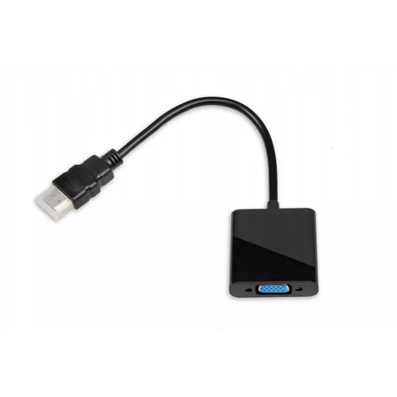 Adapter iBox IAHV01 HDMI na VGA, czarny