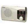 Przenośne radio Eltra EWA srebrny — odbiornik AM/FM, zasilany bateriami