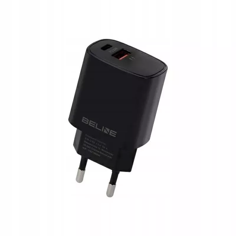 Ładowarka Beline Beli02159 — 20 W USB-C i USB-A kompatybilna z PD/QC