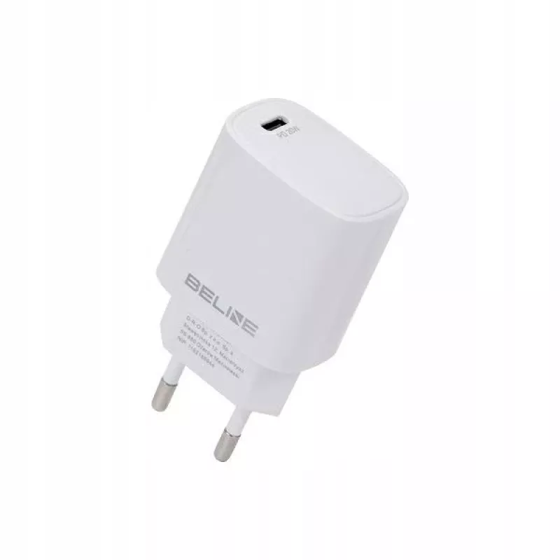 Ładowarka Beline Beli2161 20W PD 3.0 biała szybka ładowarka USB-C