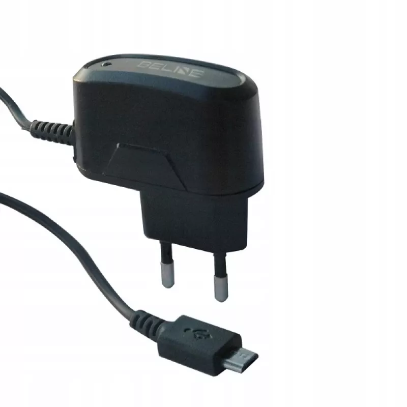 Ładowarka podróżna Beline Beli0013 microUSB 1A czarna — kompaktowa ładowarka USB 1A