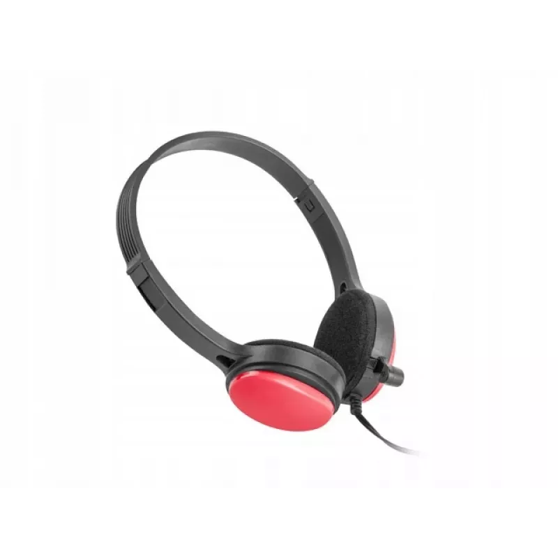 Słuchawki z mikrofonem Ugo USL-1222 Czerwone