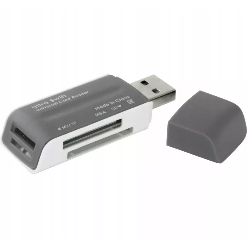 Czytnik kart DEFENDER ULTRA SWIFT USB 2.0 model 83260 — kompatybilny z kartami SD i microSD