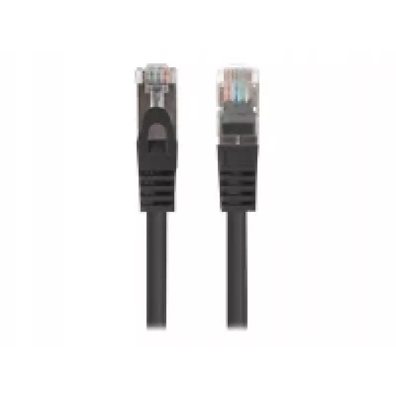 LANBERG Cat6 RJ-45 Patch kabel PCF6-20CC-0200-BK, 2 m, F/UTP, CCA, 250 MHz, 10 Gbit/s, czarny