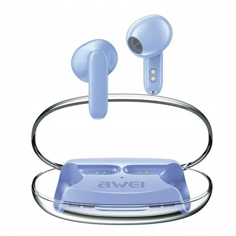 Słuchawki Awei T85 Bluetooth 5.3 ENC TWS Niebieskie