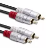Kabel audio Qoltec 52338 2m 2xRCA czarny